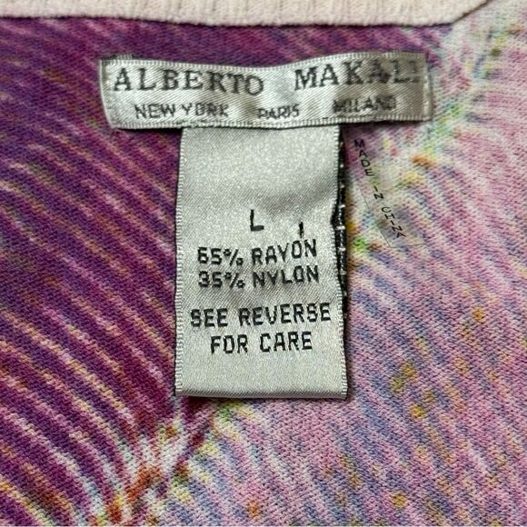 Alberto Makali Maximalist Colorful Beaded Graphic Sweater Size Large - Picture 7 of 8